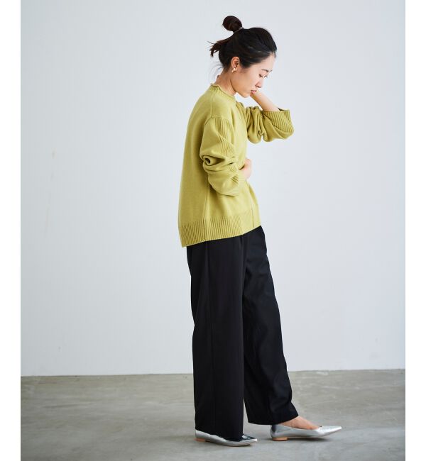 le.coeur blanc「ウォッシャブルウールボトルネックニット」|ニット・セーター|