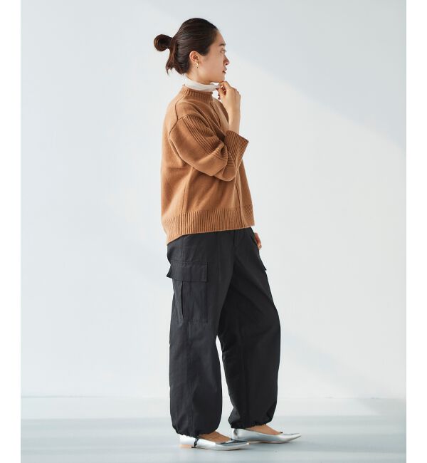 le.coeur blanc「ウォッシャブルウールボトルネックニット」|ニット・セーター|