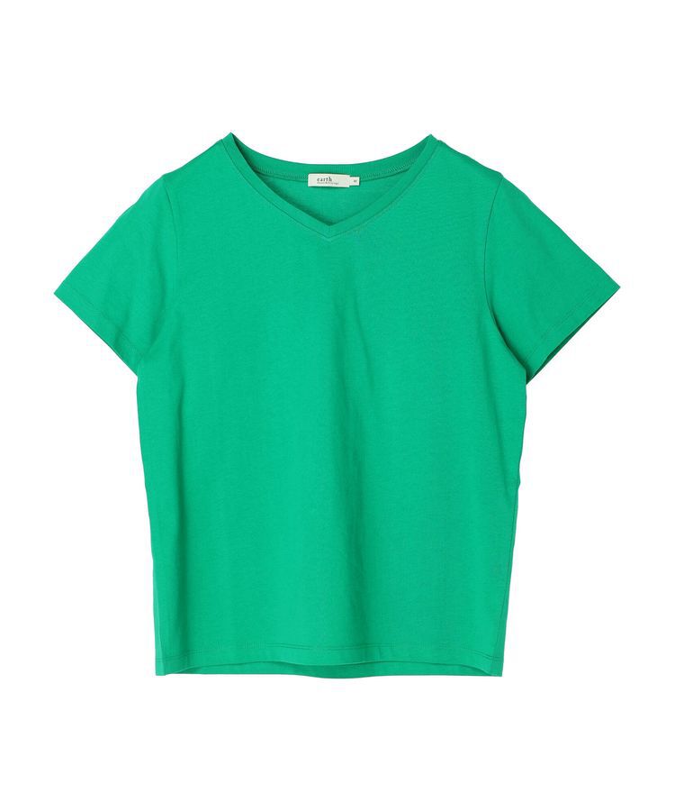 earth music&ecology「VネックTシャツ(汗じみ防止)」|Tシャツ・カットソー|