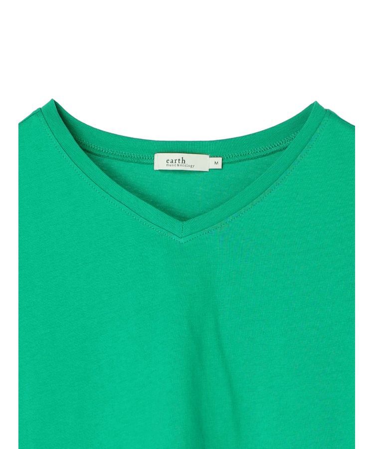 earth music&ecology「VネックTシャツ(汗じみ防止)」|Tシャツ・カットソー|