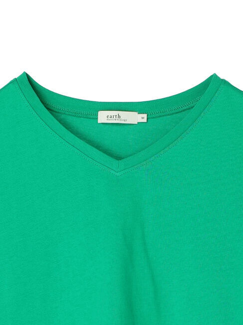 earth music&ecology「VネックTシャツ(汗じみ防止)」|Tシャツ・カットソー|