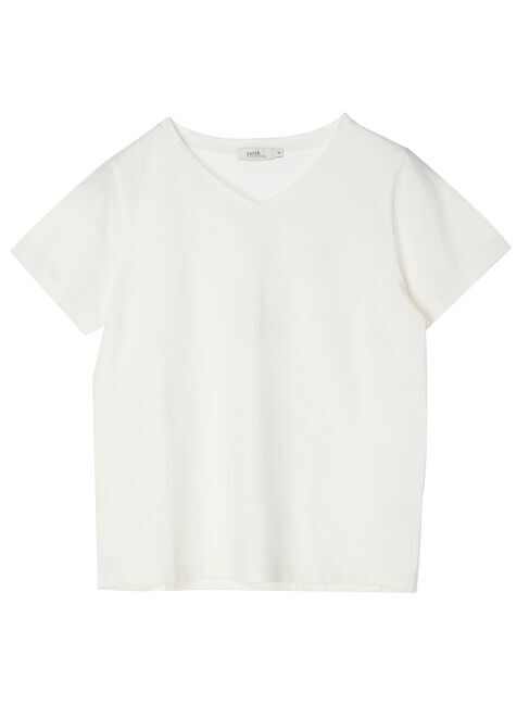 earth music&ecology「VネックTシャツ(汗じみ防止)」|Tシャツ・カットソー|