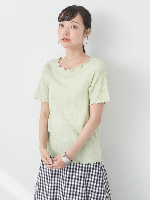 earth music&ecology「シャーリングジャガードプルオーバー」|Tシャツ・カットソー|