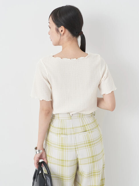 earth music&ecology「シャーリングジャガードプルオーバー」|Tシャツ・カットソー|