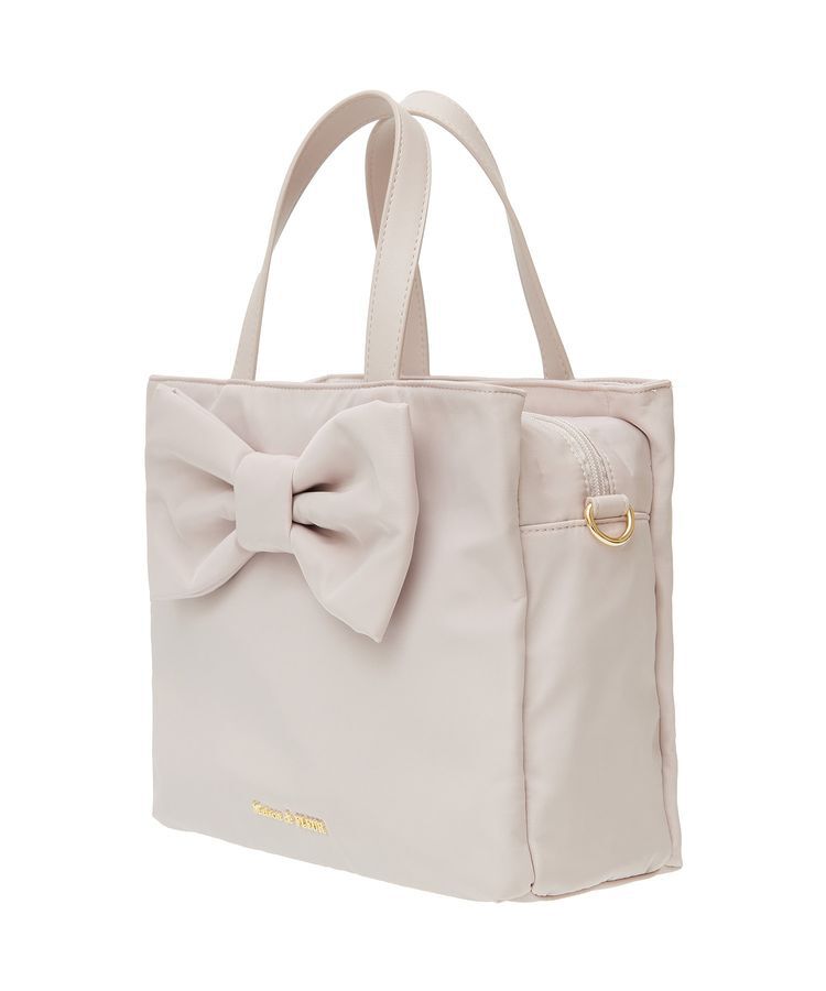 Maison de FLEUR「リボン3ルーム2Wayトートバッグ」|トートバッグ|