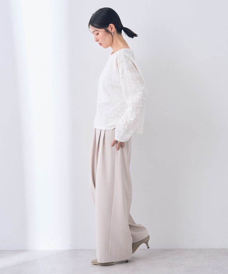 YECCA VECCA「レース柄ニット」|ニット・セーター|