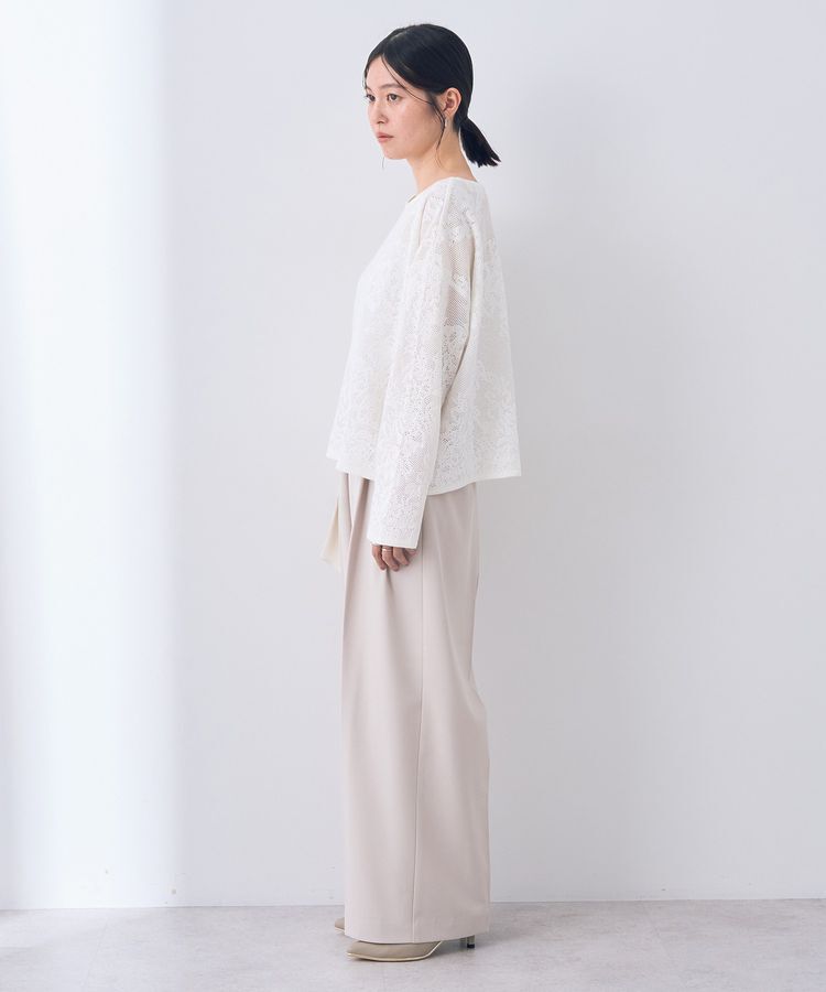 YECCA VECCA「レース柄ニット」|ニット・セーター|