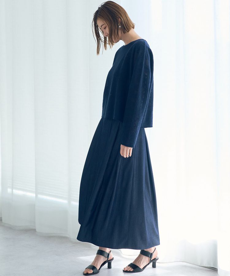 YECCA VECCA「レース柄ニット」|ニット・セーター|