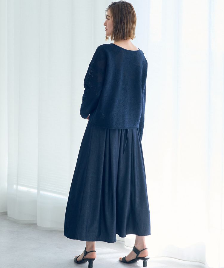 YECCA VECCA「レース柄ニット」|ニット・セーター|