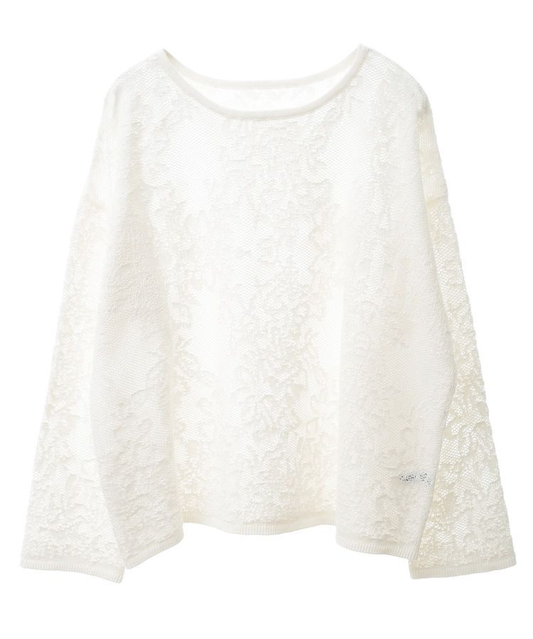 YECCA VECCA「レース柄ニット」|ニット・セーター|