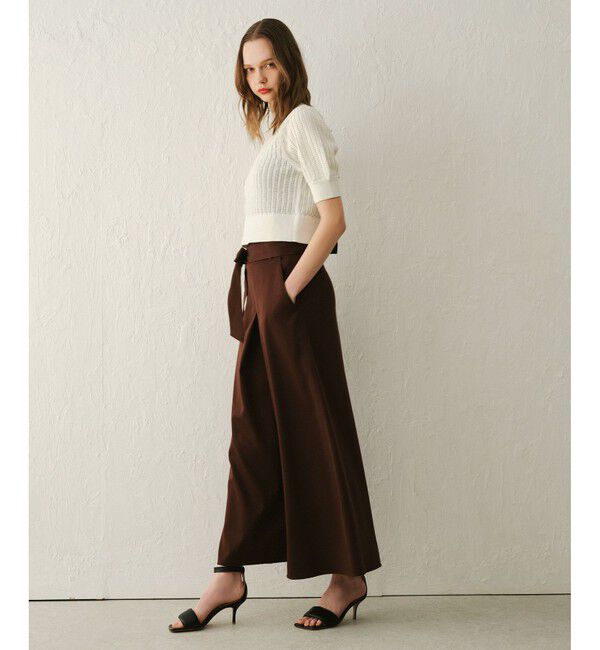 LOULOU WILLOUGHBY「【LOULOU WILLOUGHBY】ツイルワイドパンツ」|その他|