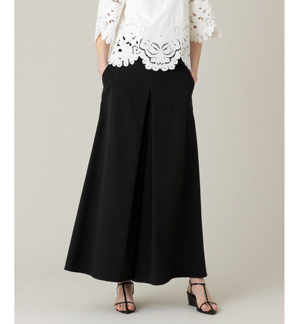 LOULOU WILLOUGHBY「【LOULOU WILLOUGHBY】ツイルワイドパンツ」|その他|ブラック