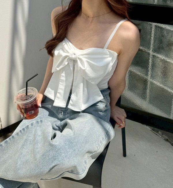  「swimwear/フロントリボン羽織りSET(4点セット)」|その他|