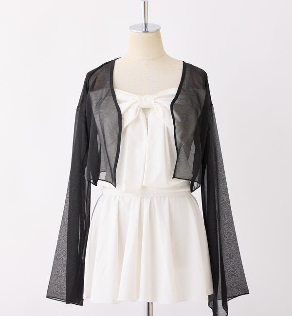  「swimwear/フロントリボン羽織りSET(4点セット)」|その他|