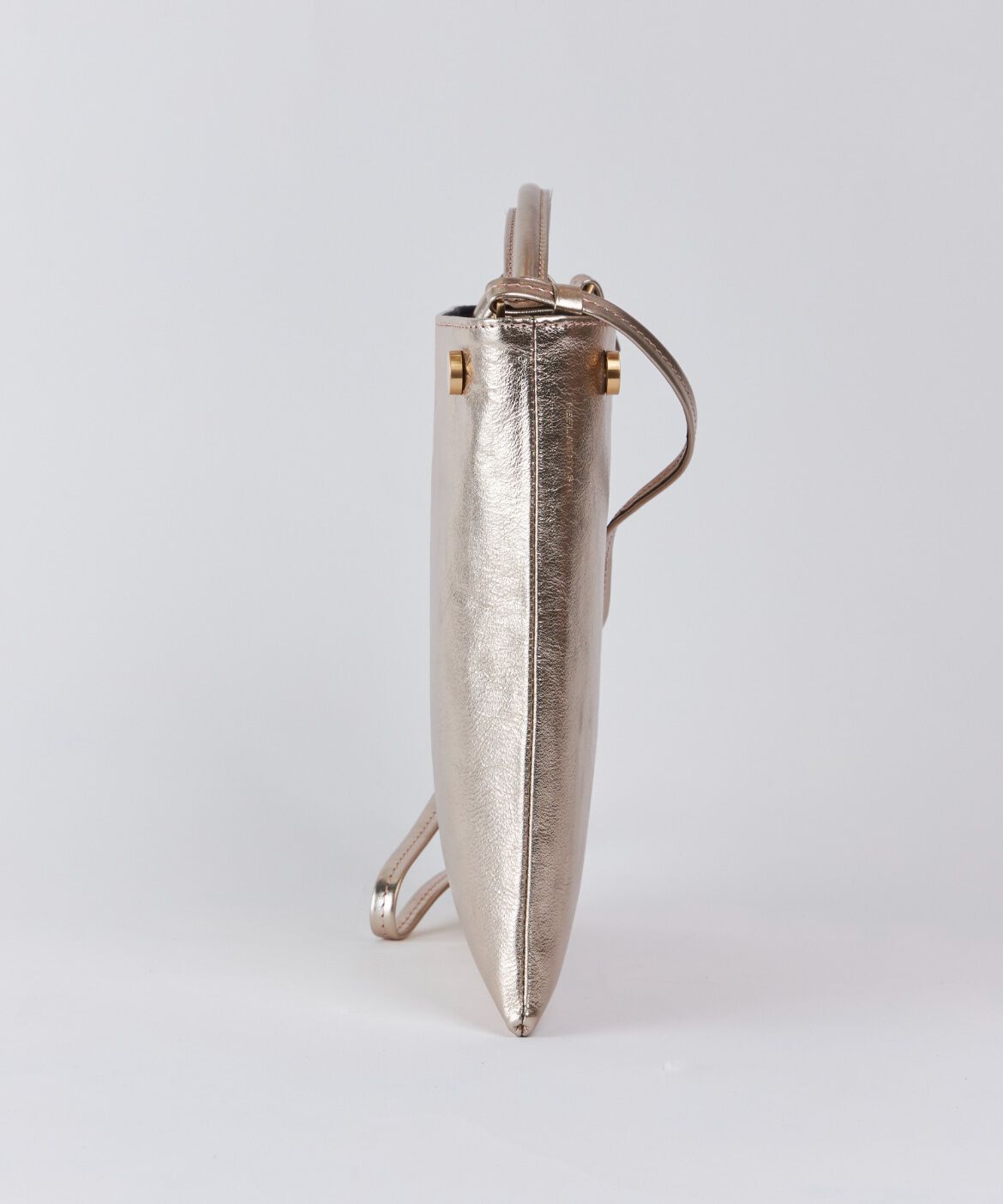 FAVORITE SUKINAMONO「bar-knot flat ショルダーバッグ パターン＆メタリックレザー《FEEL AND TASTE》」|ショルダー・メッセンジャー|