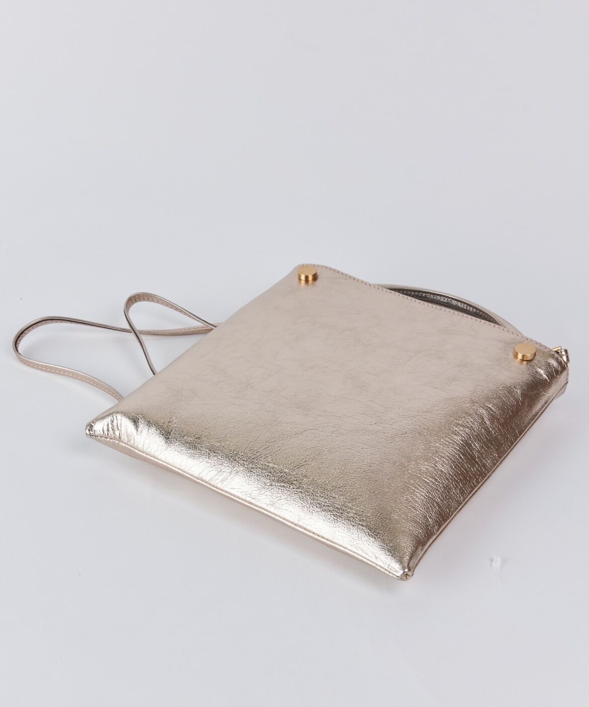 FAVORITE SUKINAMONO「bar-knot flat ショルダーバッグ パターン＆メタリックレザー《FEEL AND TASTE》」|ショルダー・メッセンジャー|