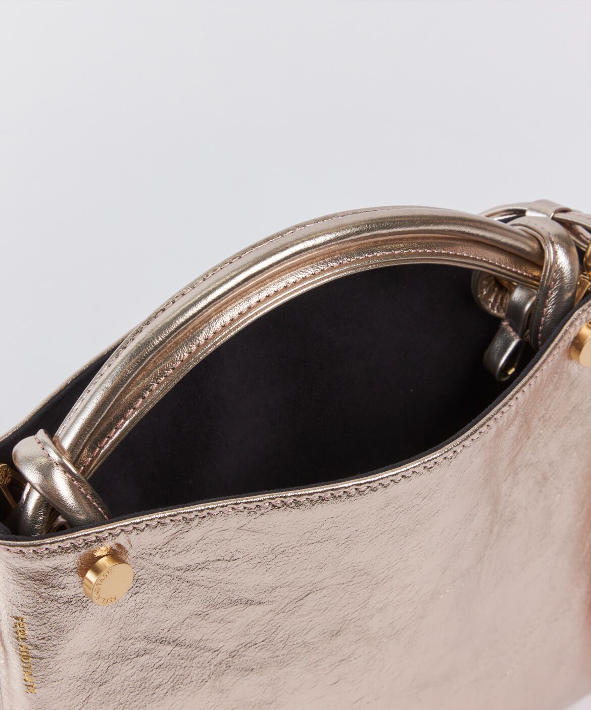 FAVORITE SUKINAMONO「bar-knot flat ショルダーバッグ パターン＆メタリックレザー《FEEL AND TASTE》」|ショルダー・メッセンジャー|