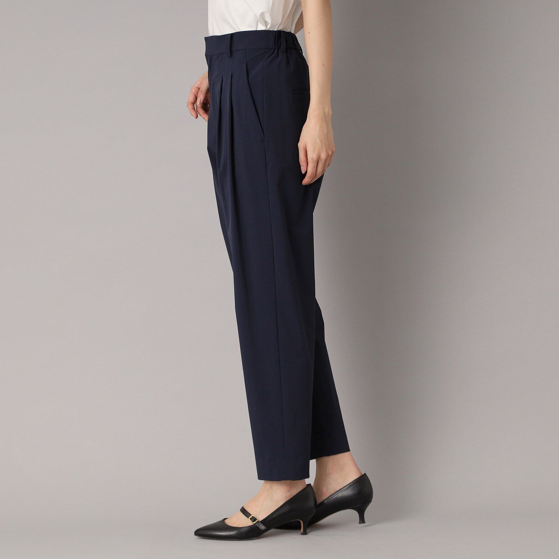 DRESSTERIOR「【再登場/後ろウエストゴム】タックナイロンテーパードパンツ」|その他|