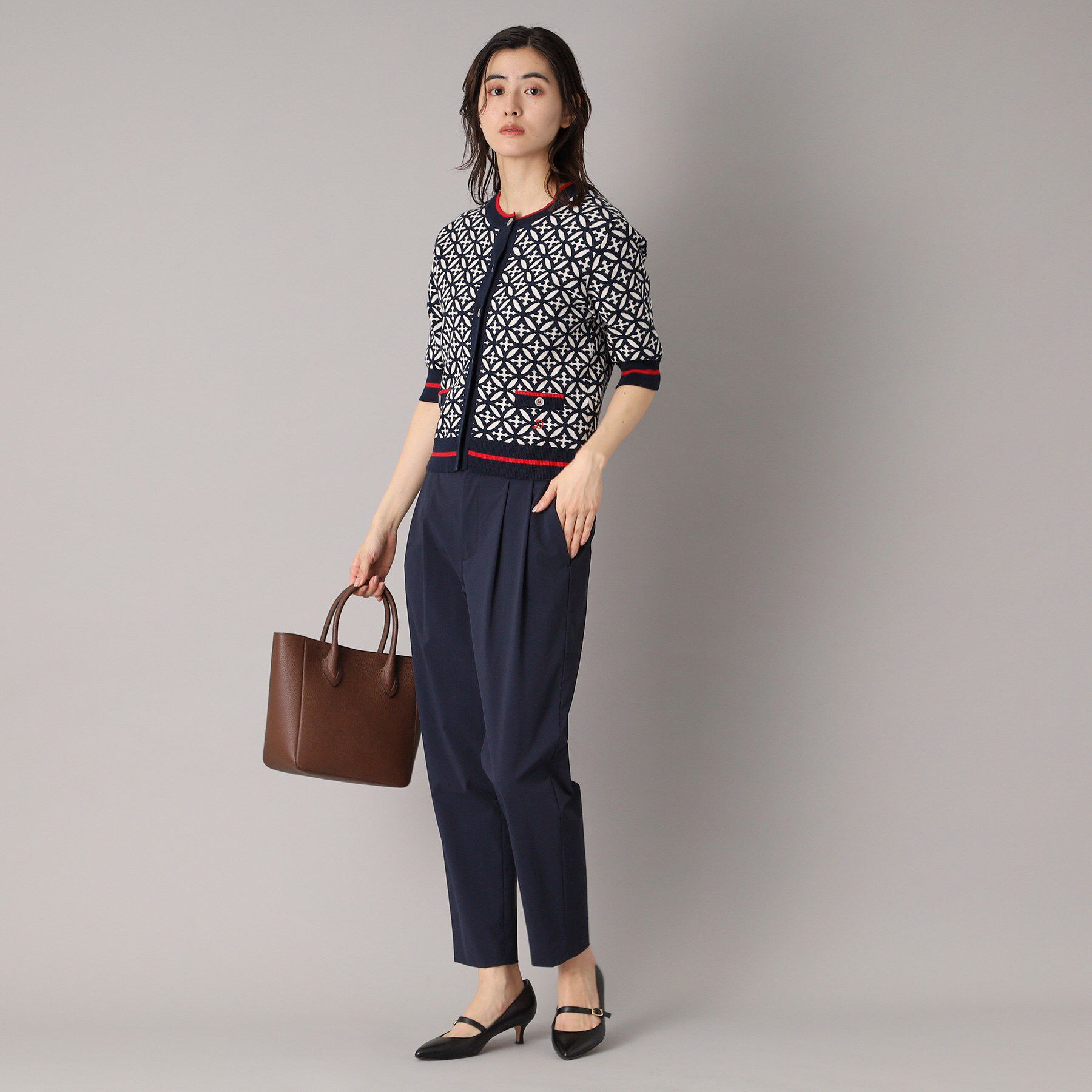 DRESSTERIOR「【再登場/後ろウエストゴム】タックナイロンテーパードパンツ」|その他|