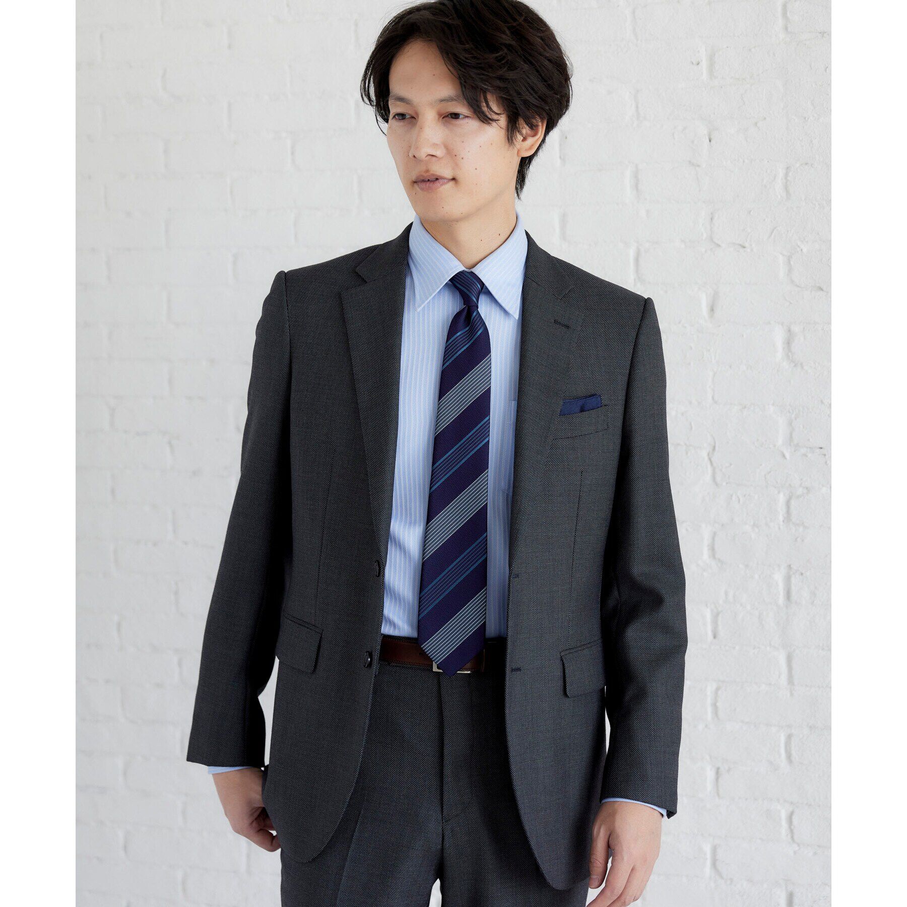 TAKEO KIKUCHI「【THE FLAGSHIP】桧垣紋（ひがきもん）ストライプ ネクタイ」|ネクタイ・蝶ネクタイ|