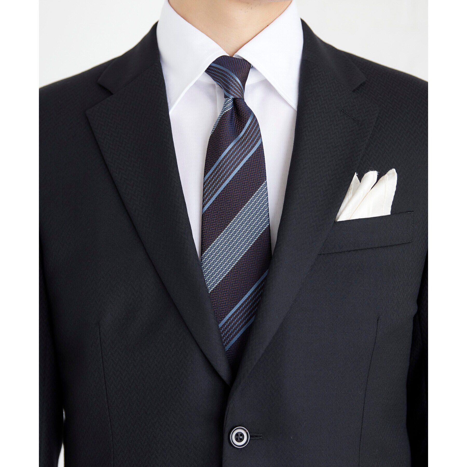 TAKEO KIKUCHI「【THE FLAGSHIP】桧垣紋（ひがきもん）ストライプ ネクタイ」|ネクタイ・蝶ネクタイ|