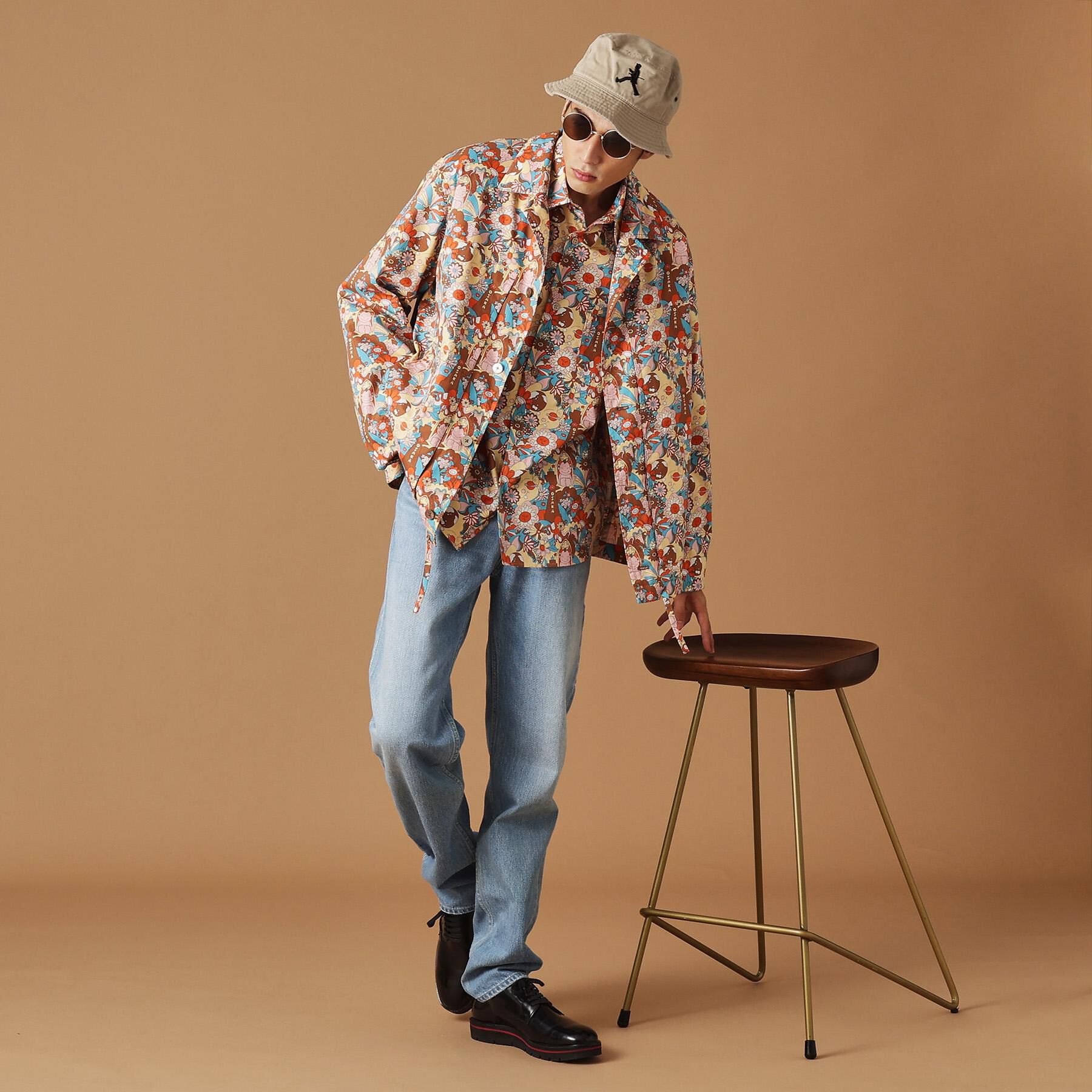 40CARATS&525「【Sサイズ～】ビリケンプリント 長袖シャツ」|シャツ・ブラウス|