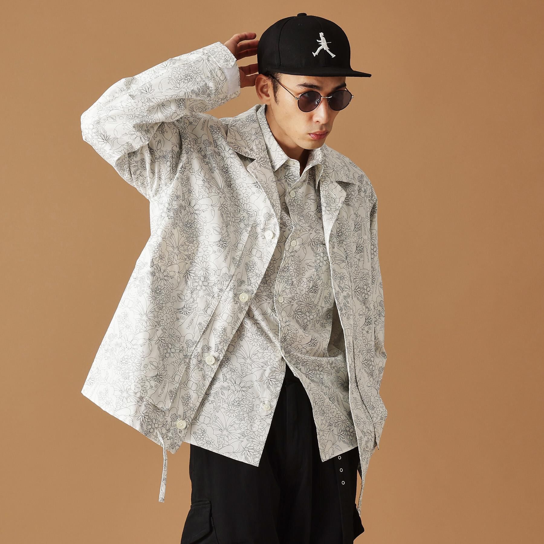 40CARATS&525「【Sサイズ～】ビリケンプリント 長袖シャツ」|シャツ・ブラウス|