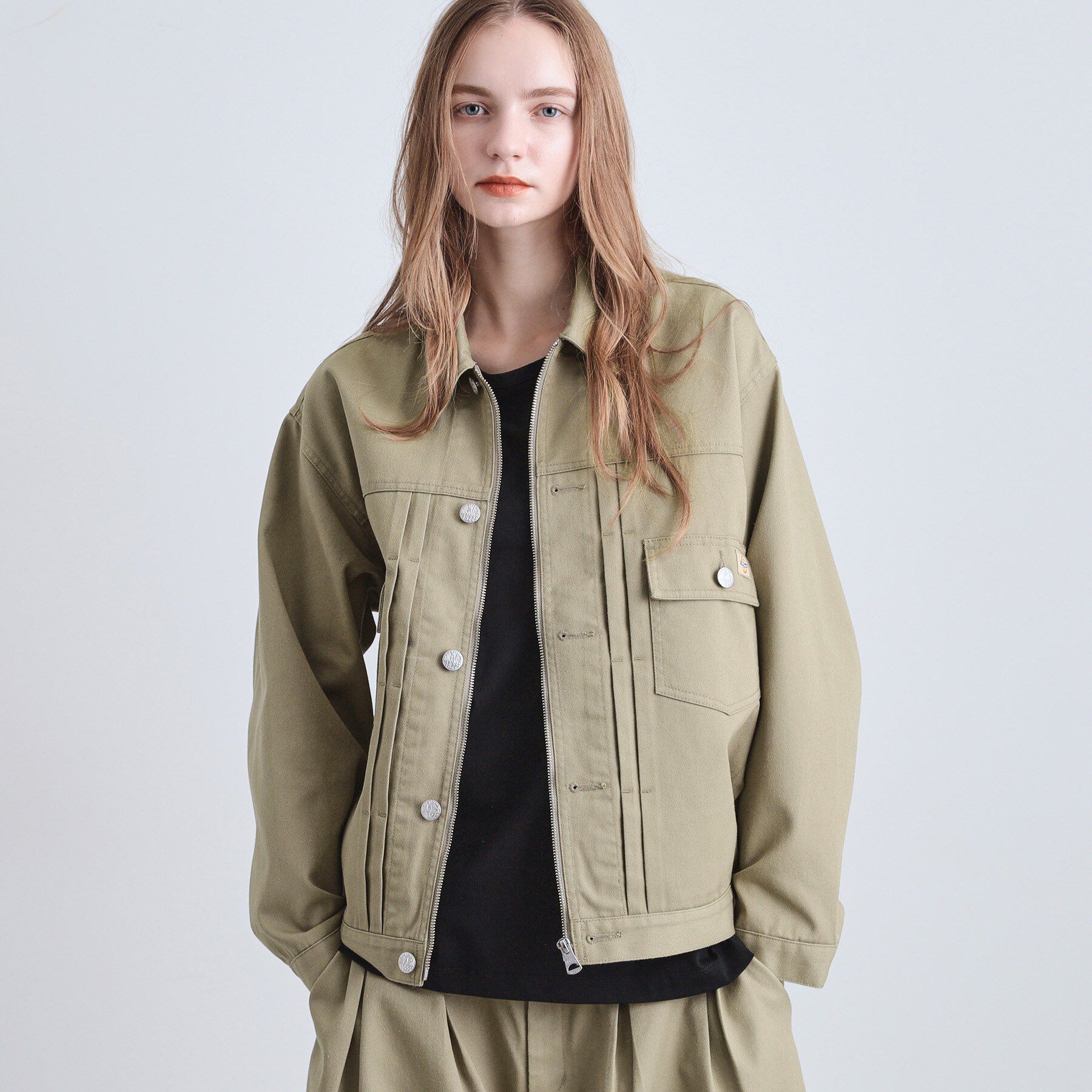 tk.TAKEO KIKUCHI「【別注】Dickiesワークジャケット」|ブルゾン・スタジャン|