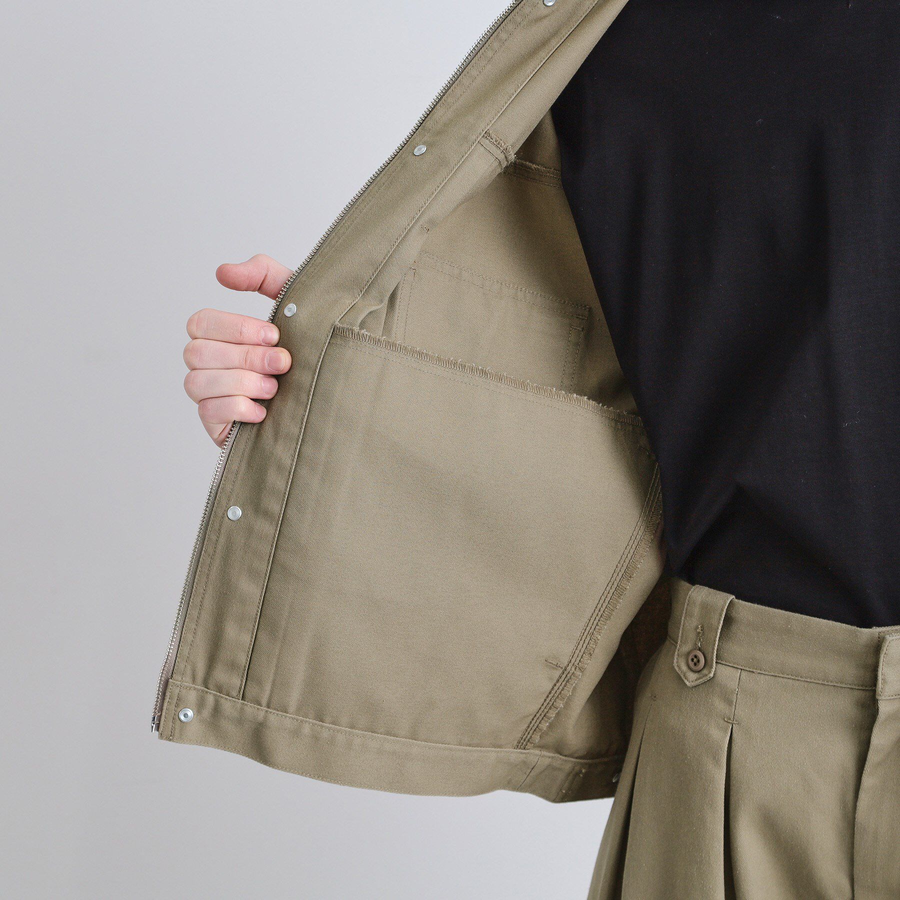 tk.TAKEO KIKUCHI「【別注】Dickiesワークジャケット」|ブルゾン・スタジャン|