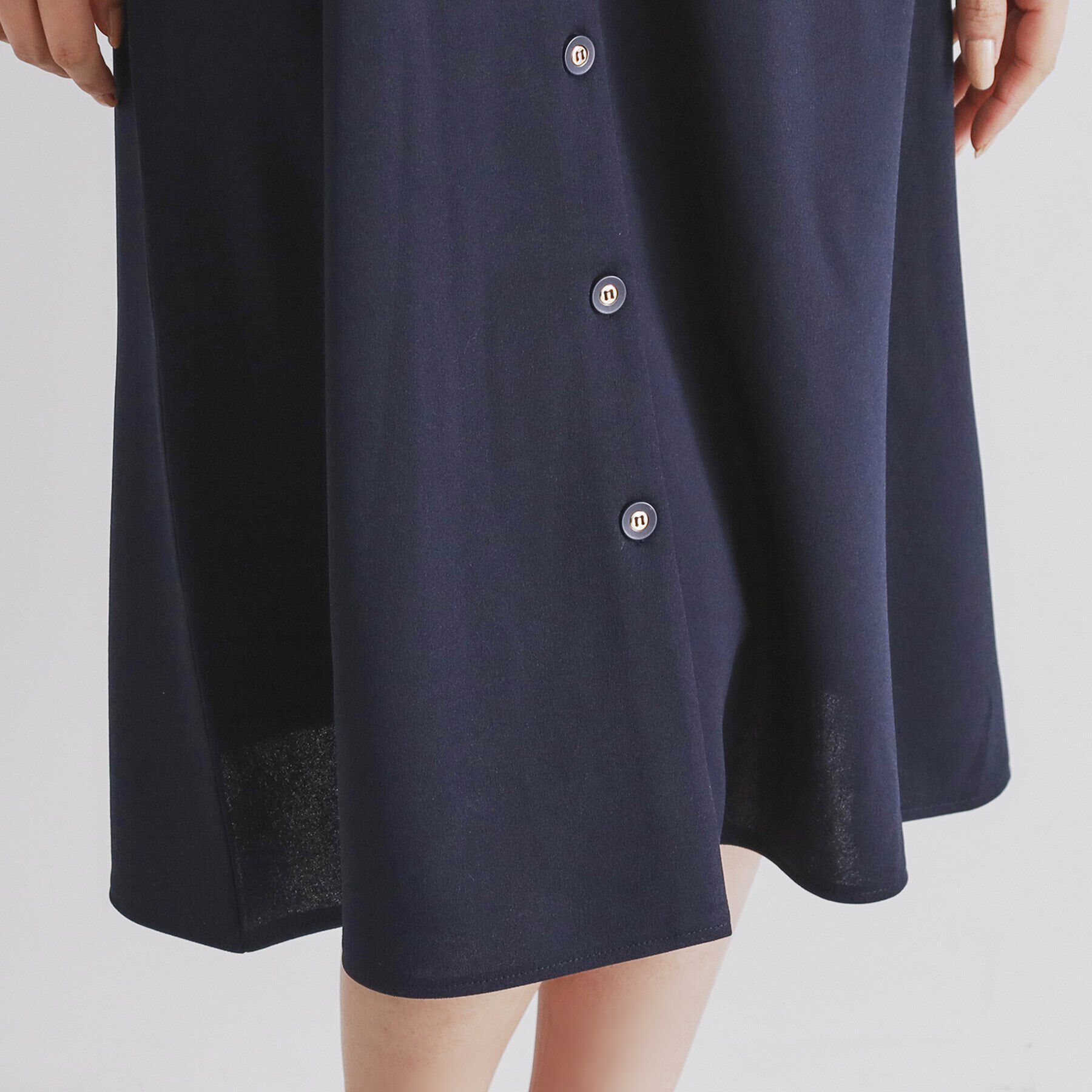 index「ストレッチボウタイワンピース【洗濯機洗い可】」|ワンピース|