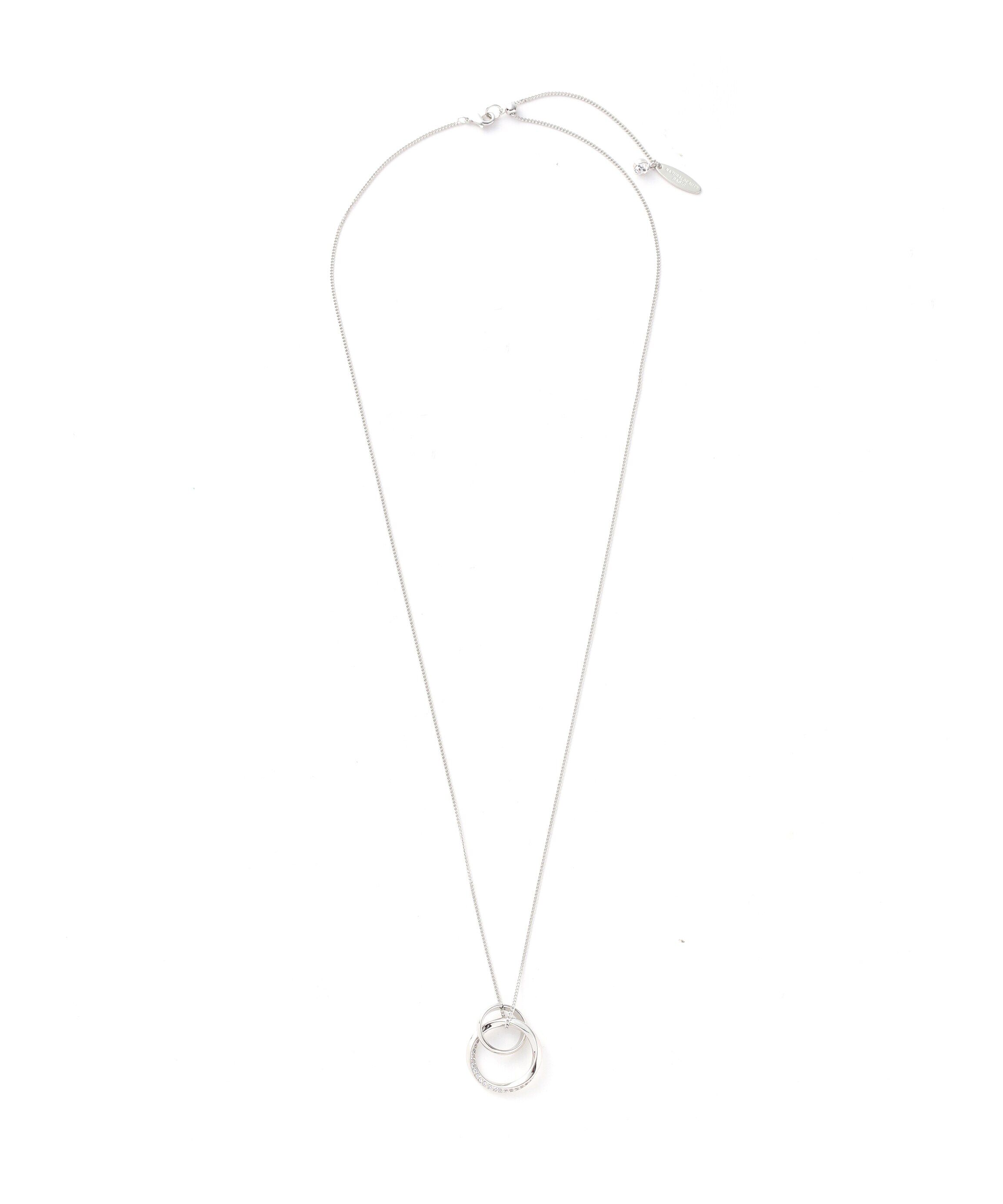  「グラデビジューリングネックレス」|ネックレス|シルバー