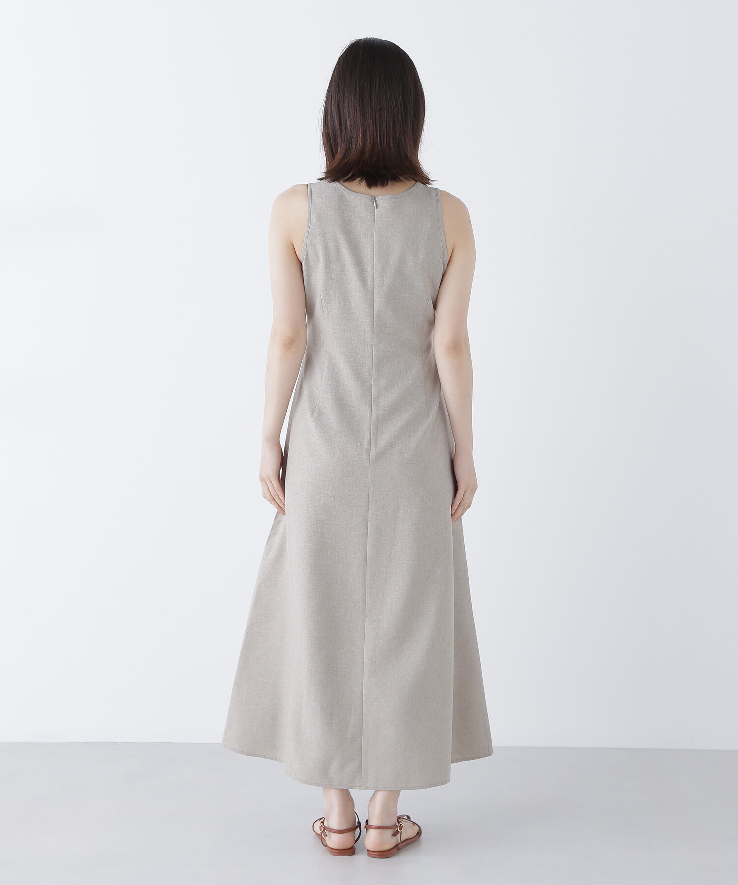  「透かし編みニット＆アメスリワンピース」|ワンピース|