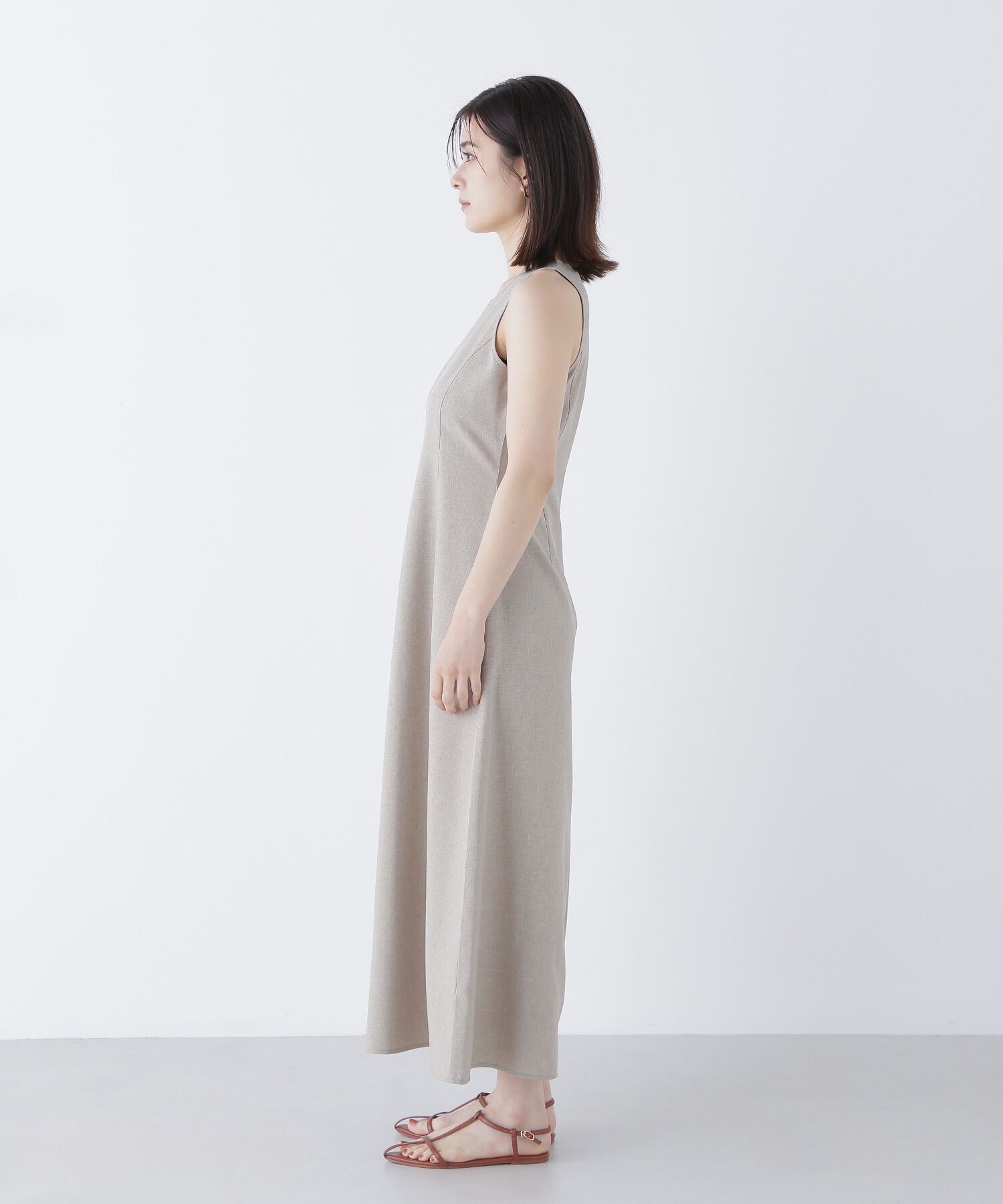  「透かし編みニット＆アメスリワンピース」|ワンピース|