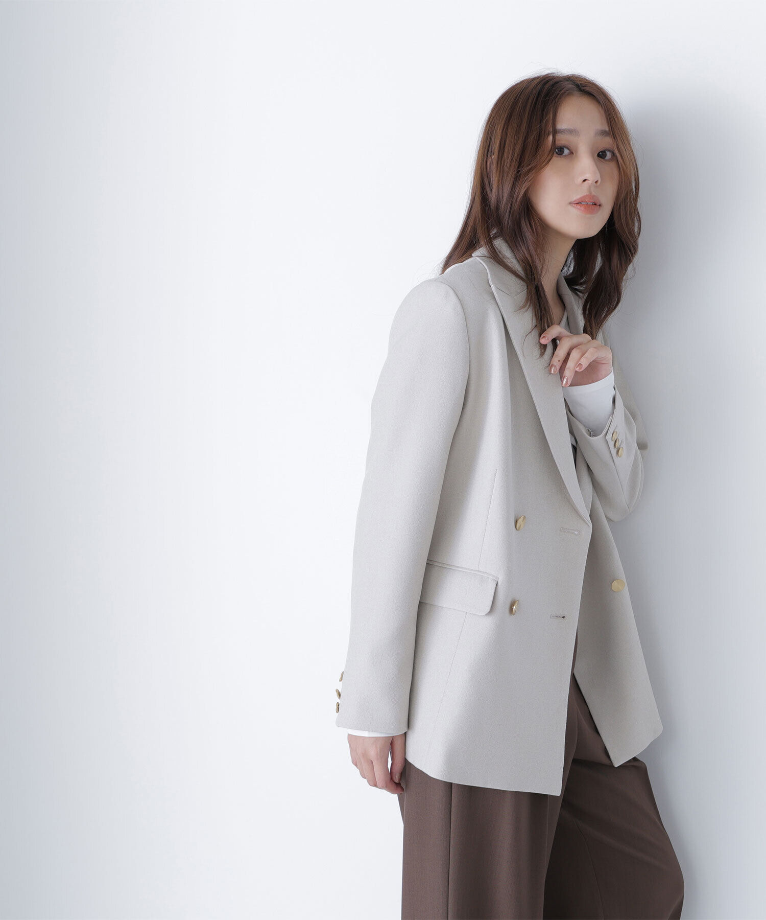 ダブルブレストボクシージャケット｜ルミネのファッション通販