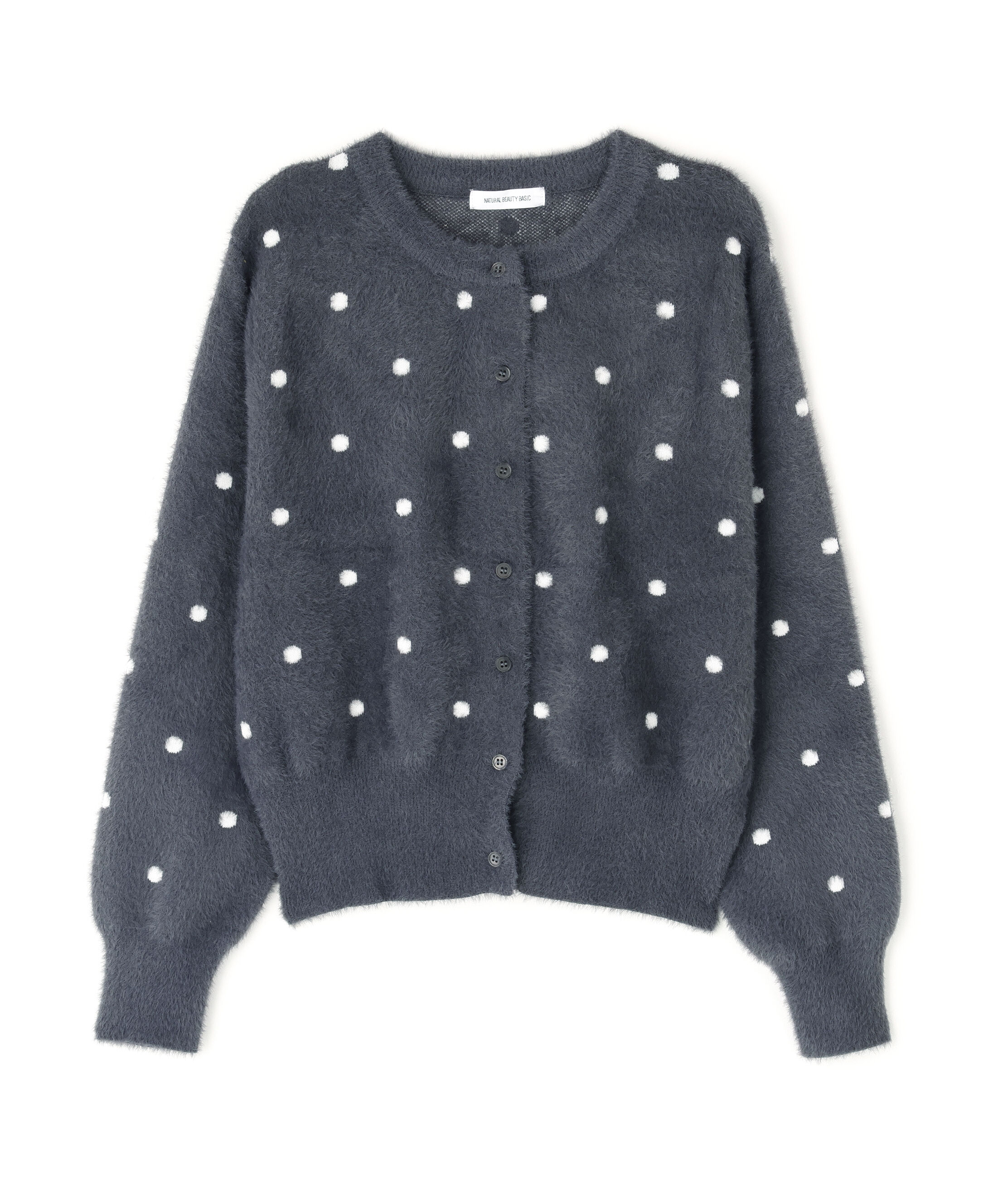  「ドットシャギーカーディガン」|ニット・セーター|