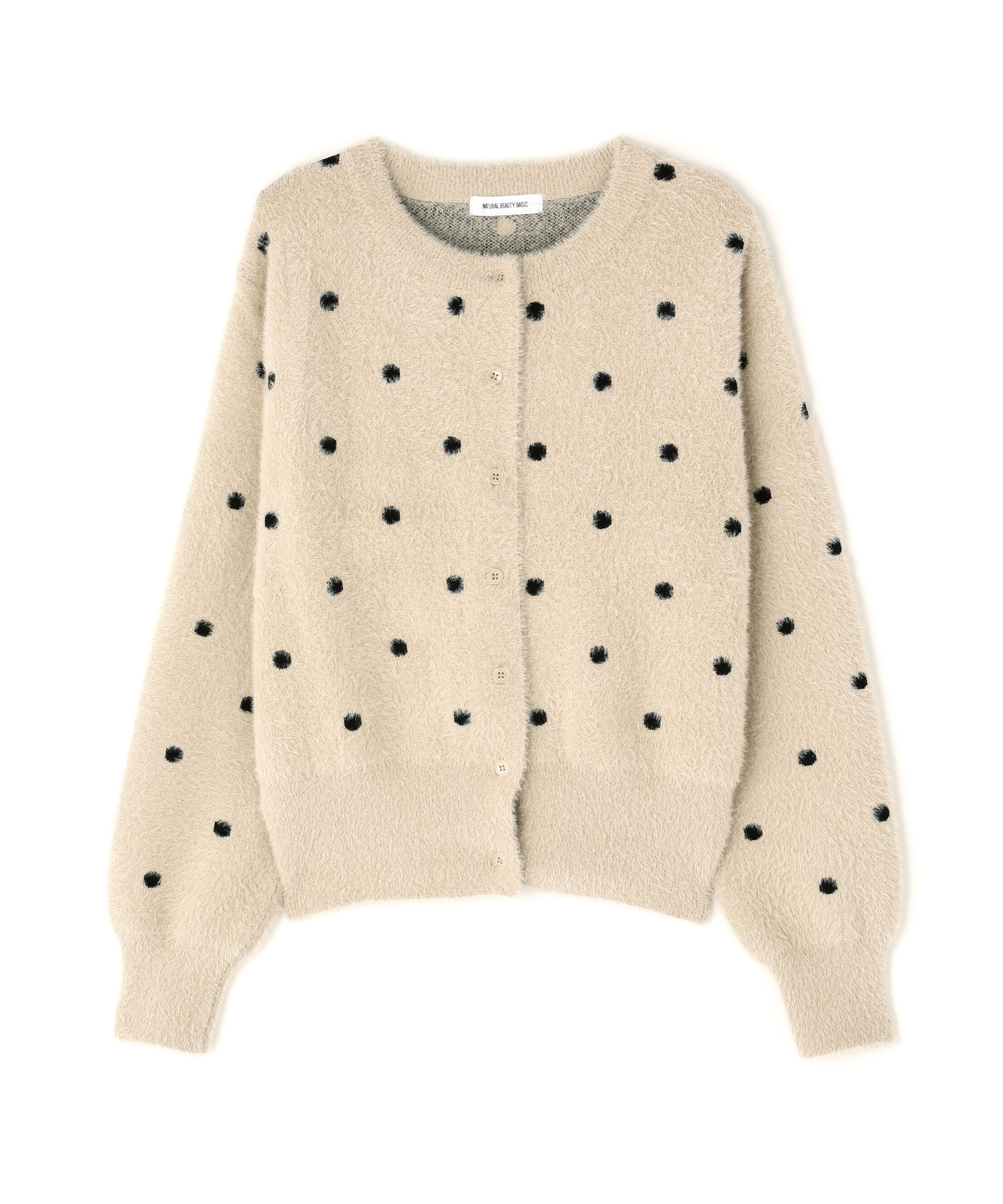  「ドットシャギーカーディガン」|ニット・セーター|