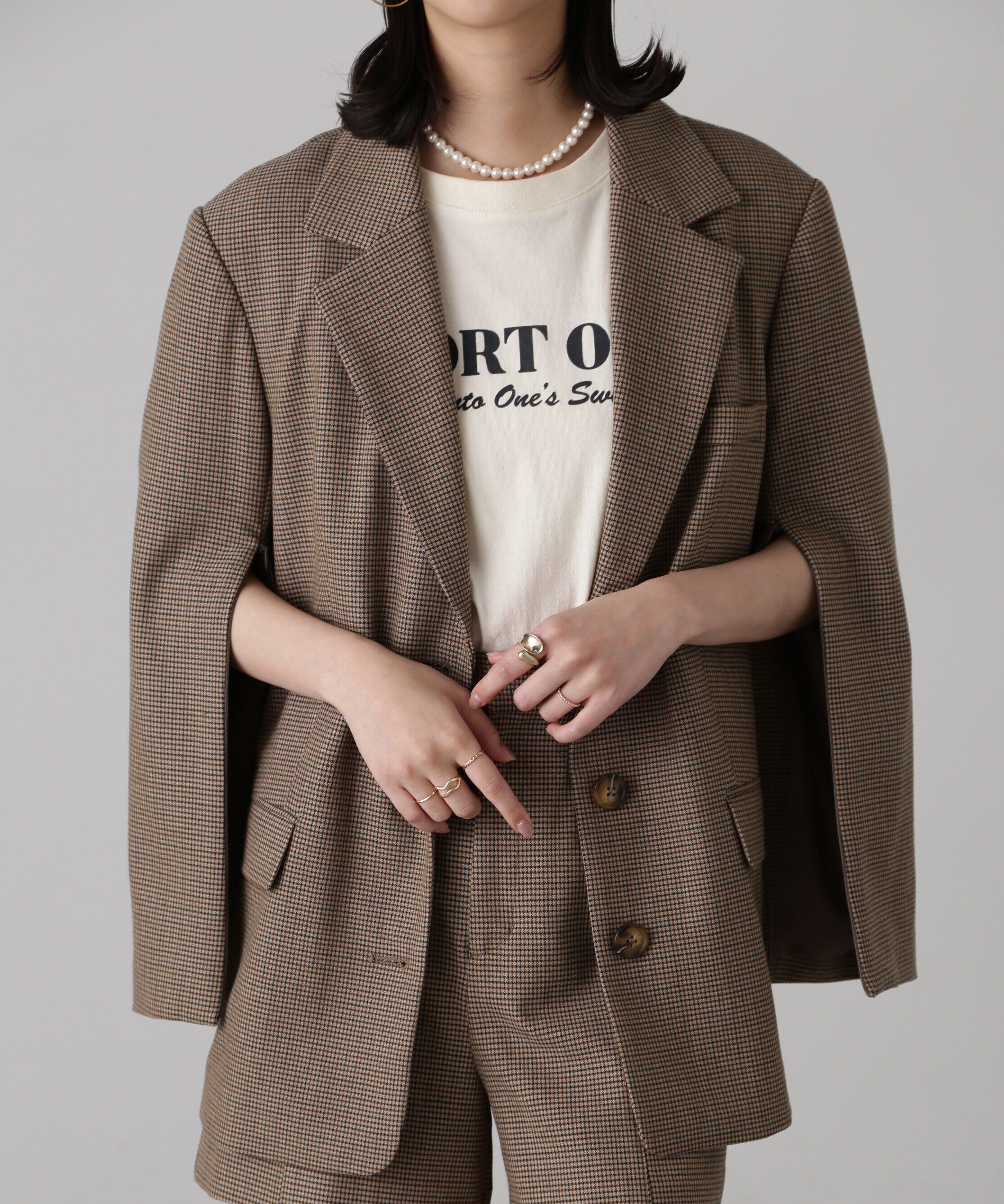  「［SET UP対応］2Wayオーバーサイズジャケット」|その他|