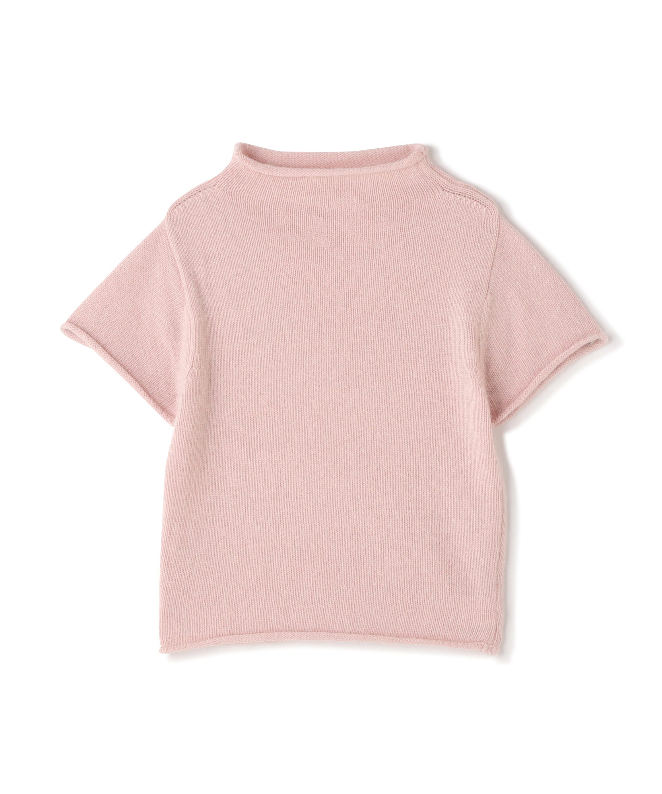  「アンゴラ混ハーフスリーブニット」|ニット・セーター|