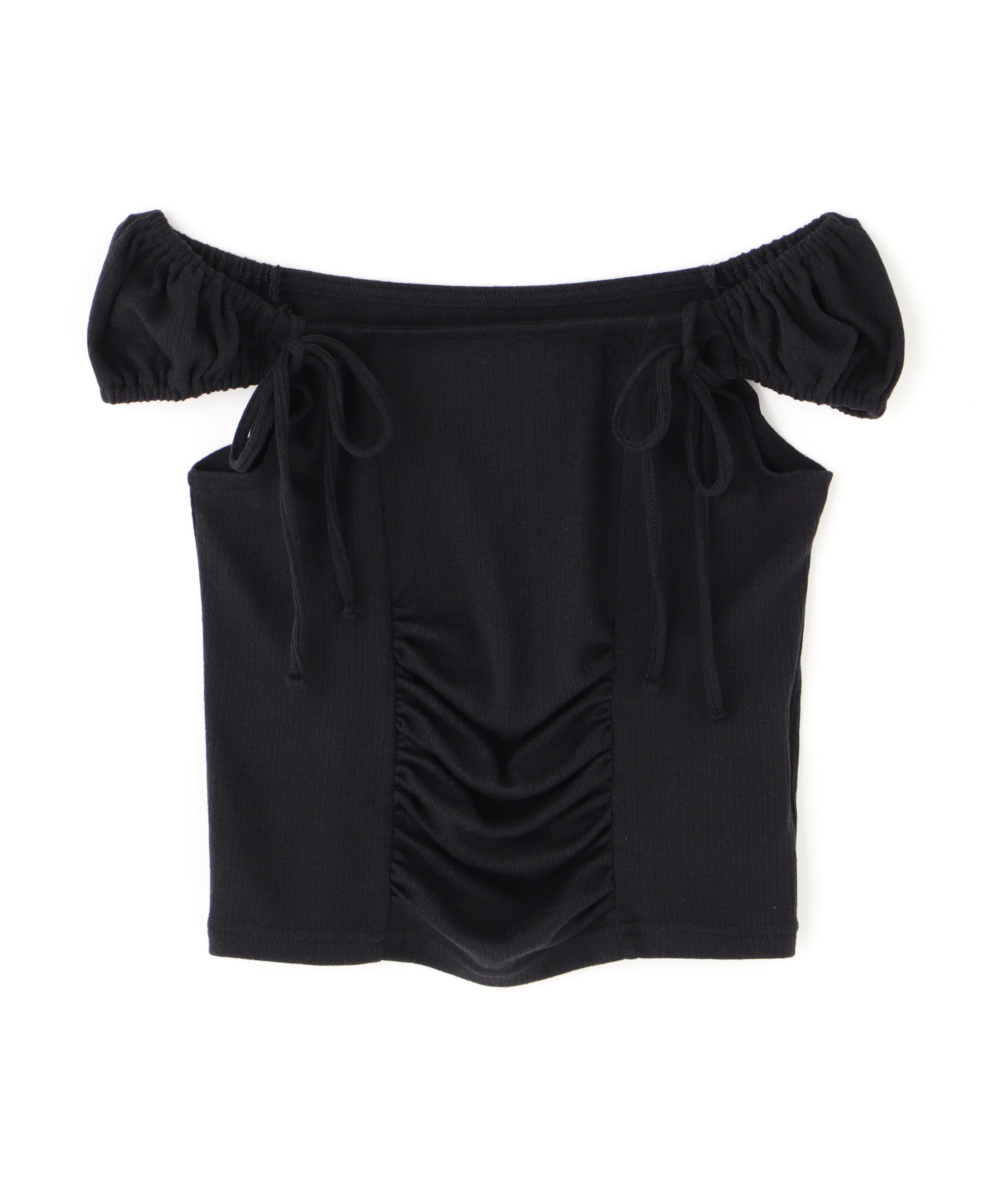  「オフショルリボンカットソー」|Tシャツ・カットソー|