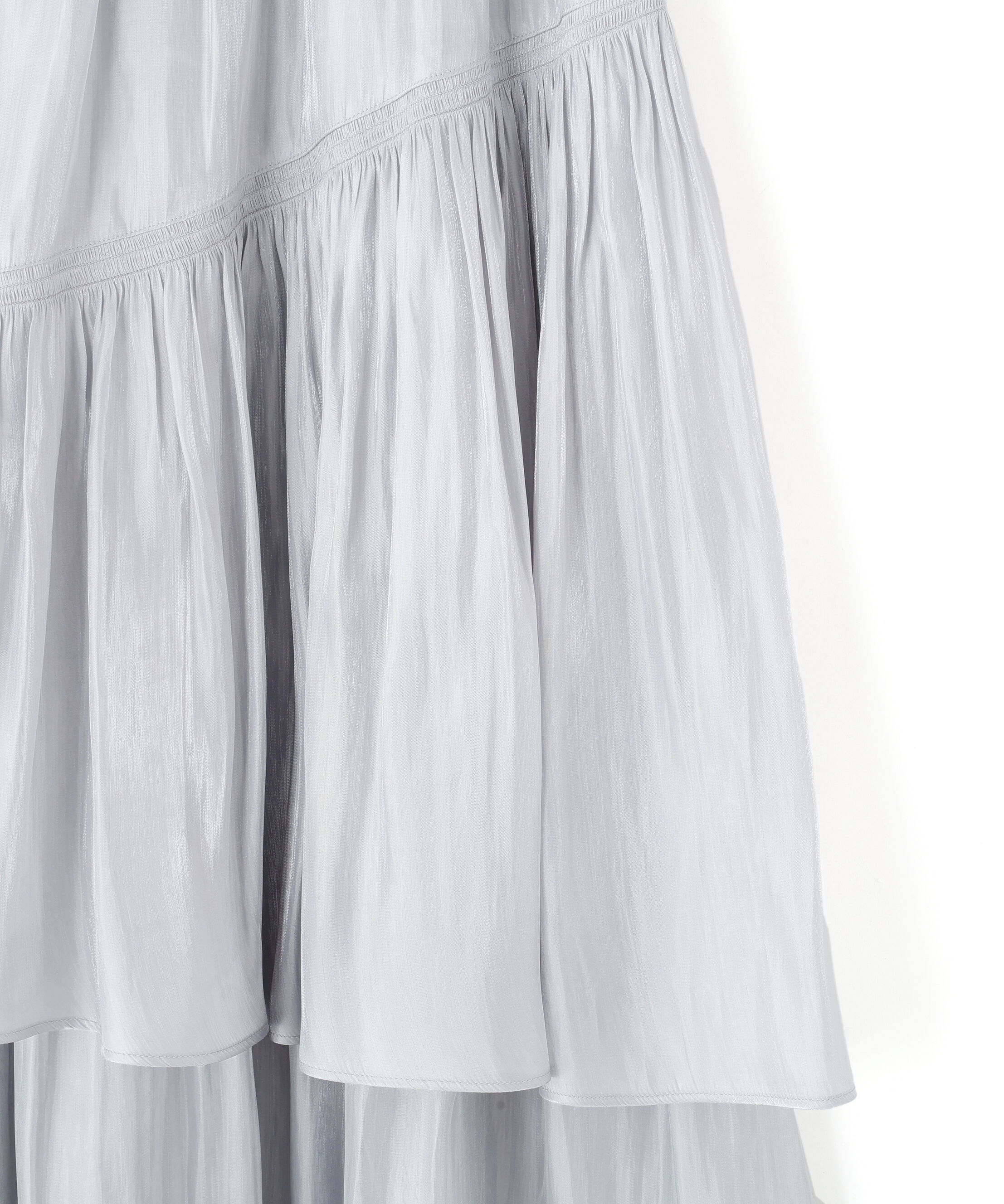  「割繊ティアードスカート」|スカート|