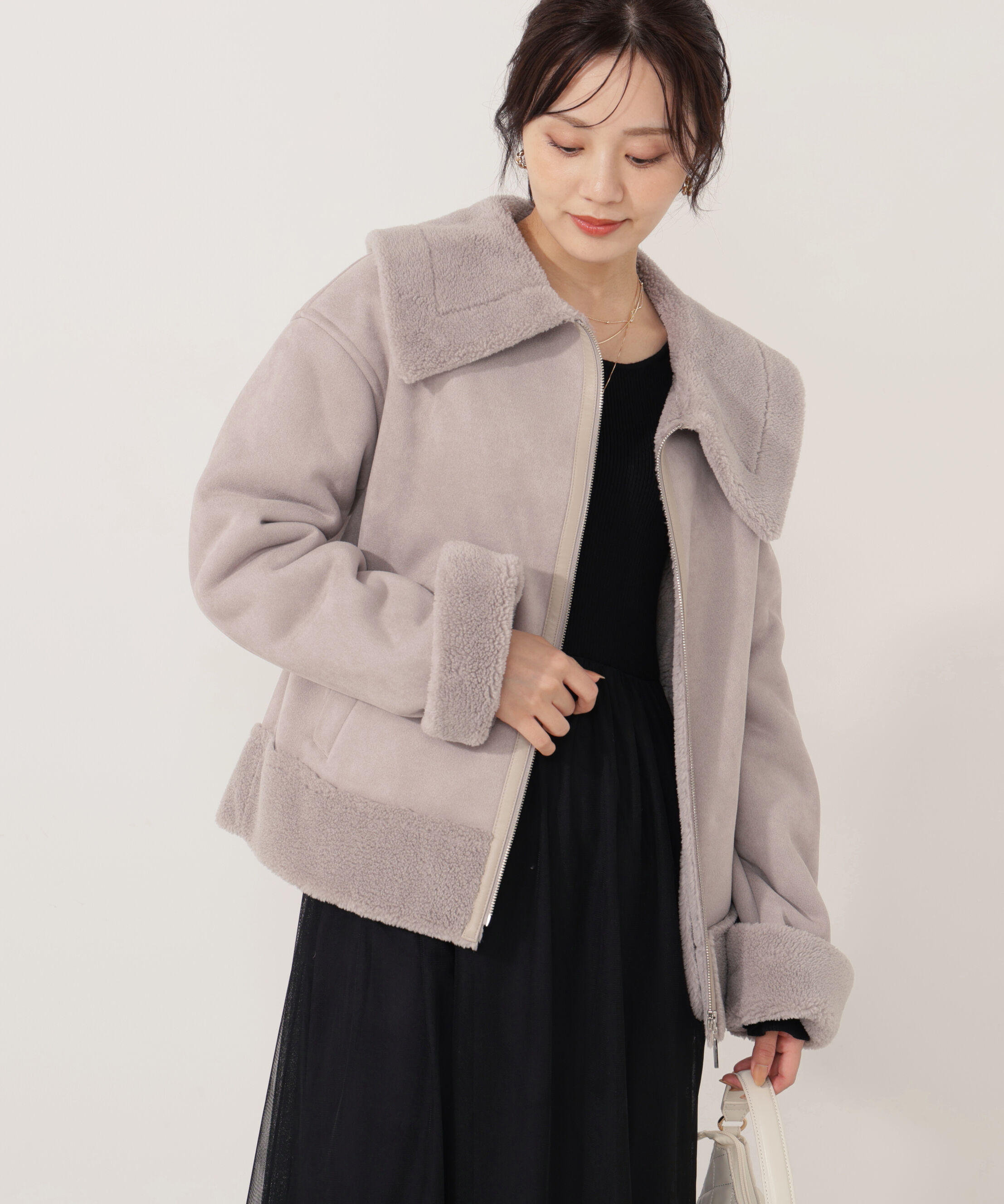 PROPORTION BODY DRESSING「フェイクムートン 25AW」|ブルゾン・スタジャン|