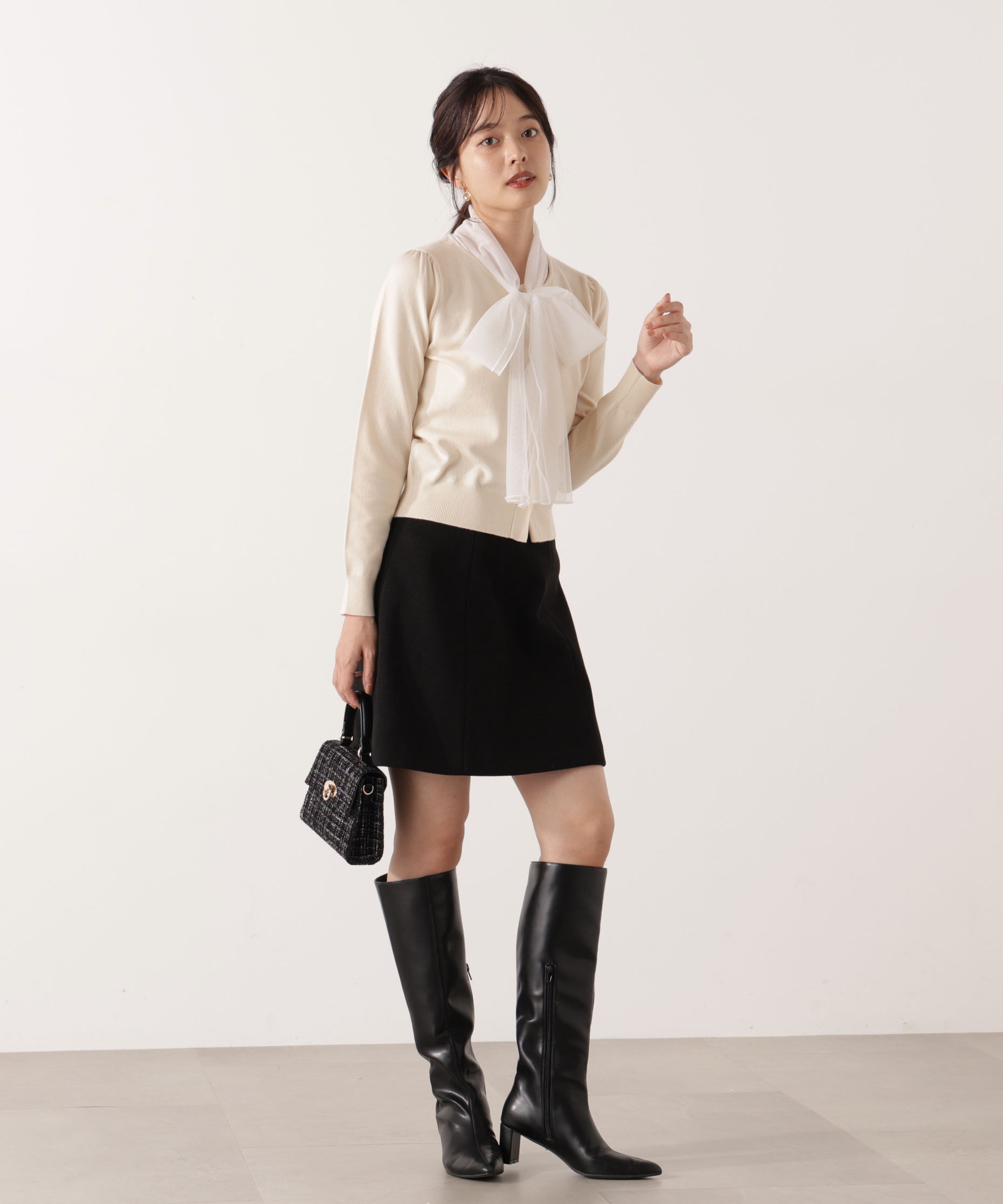 PROPORTION BODY DRESSING「《EDIT COLOGNE》台形ミニスカート 25AW」|スカート|