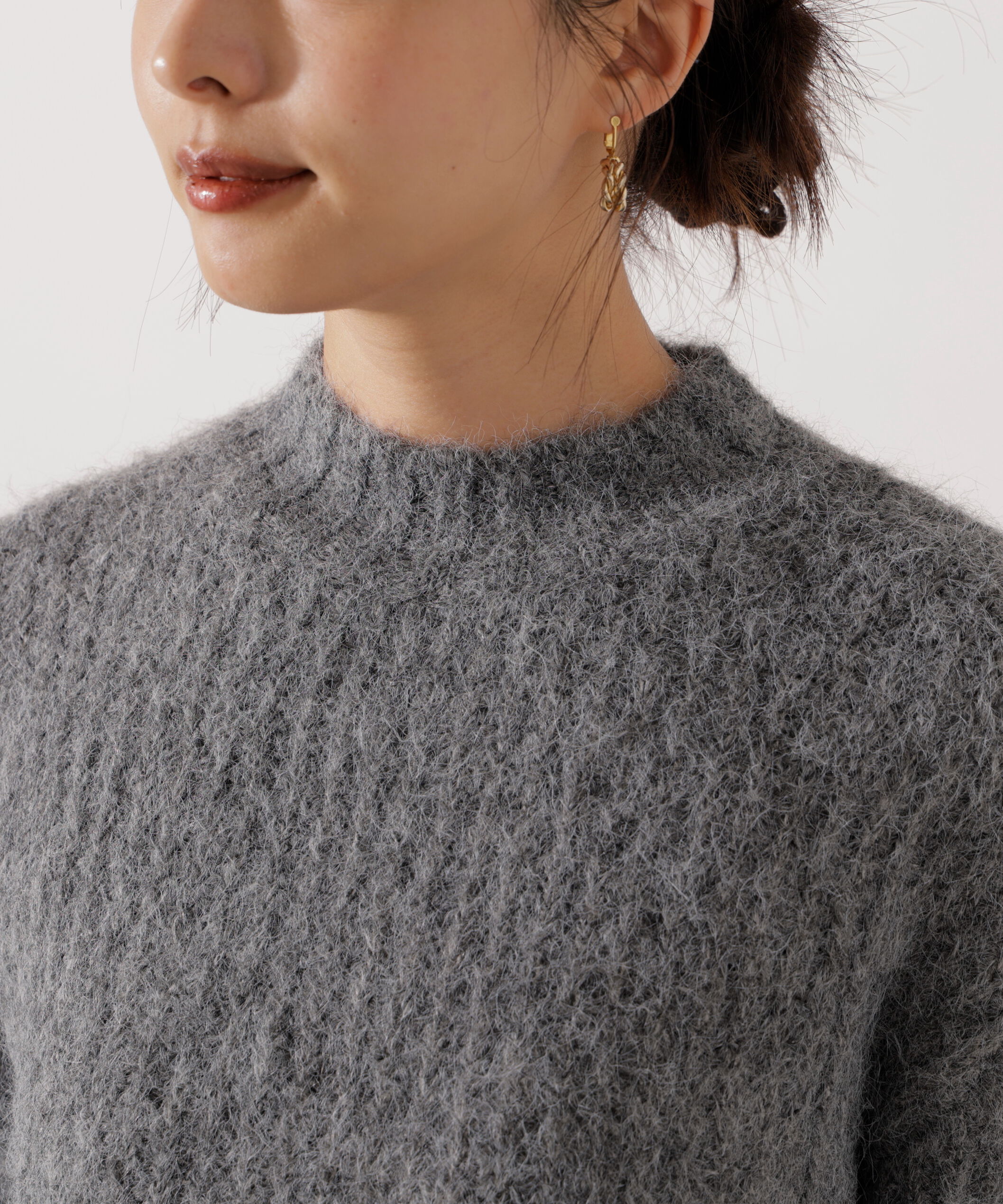 PROPORTION BODY DRESSING「<ウォッシャブル>チュールスリーブボックスニット」|ニット・セーター|