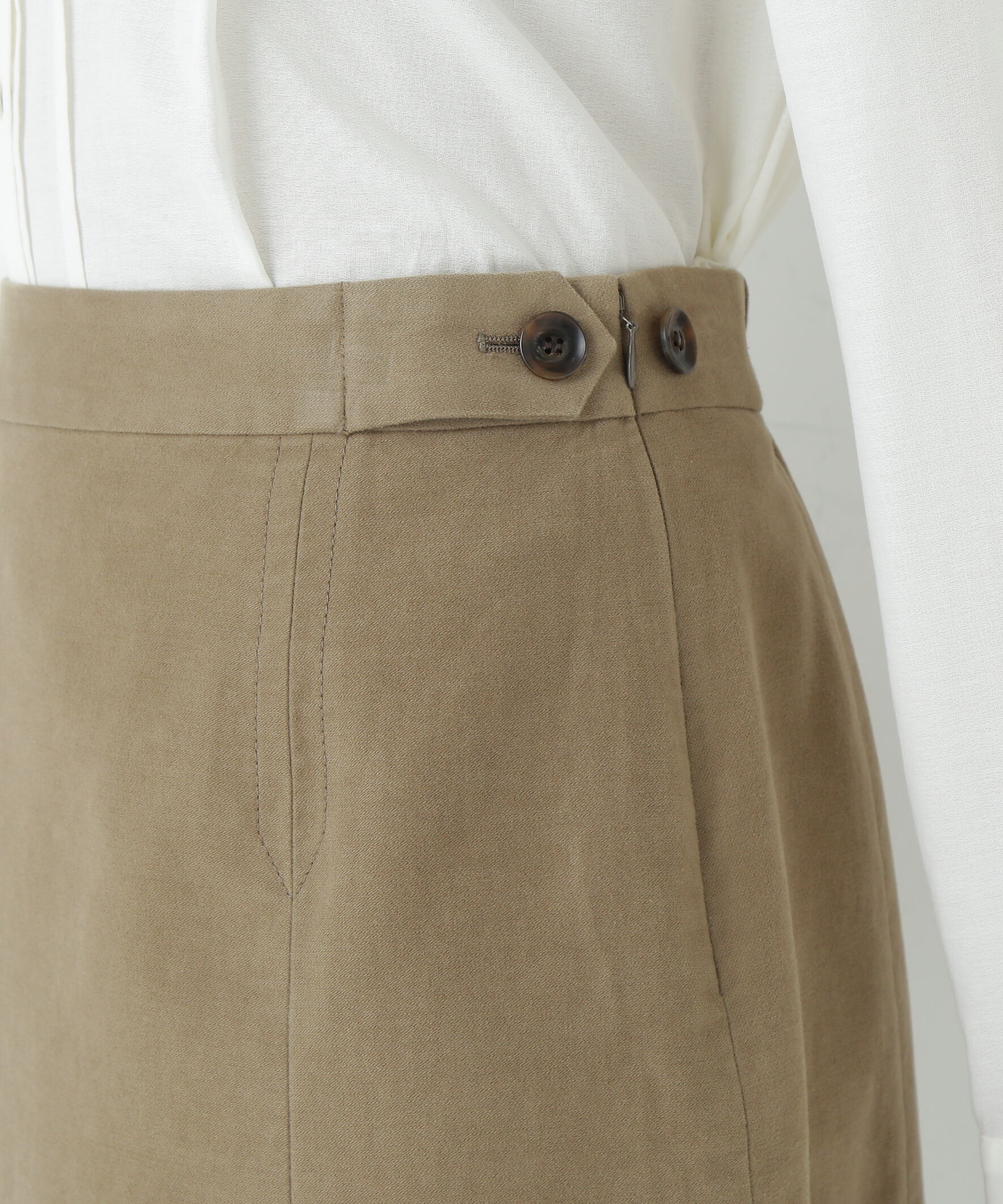  「◆ライトモールスキンＡラインスカート」|スカート|