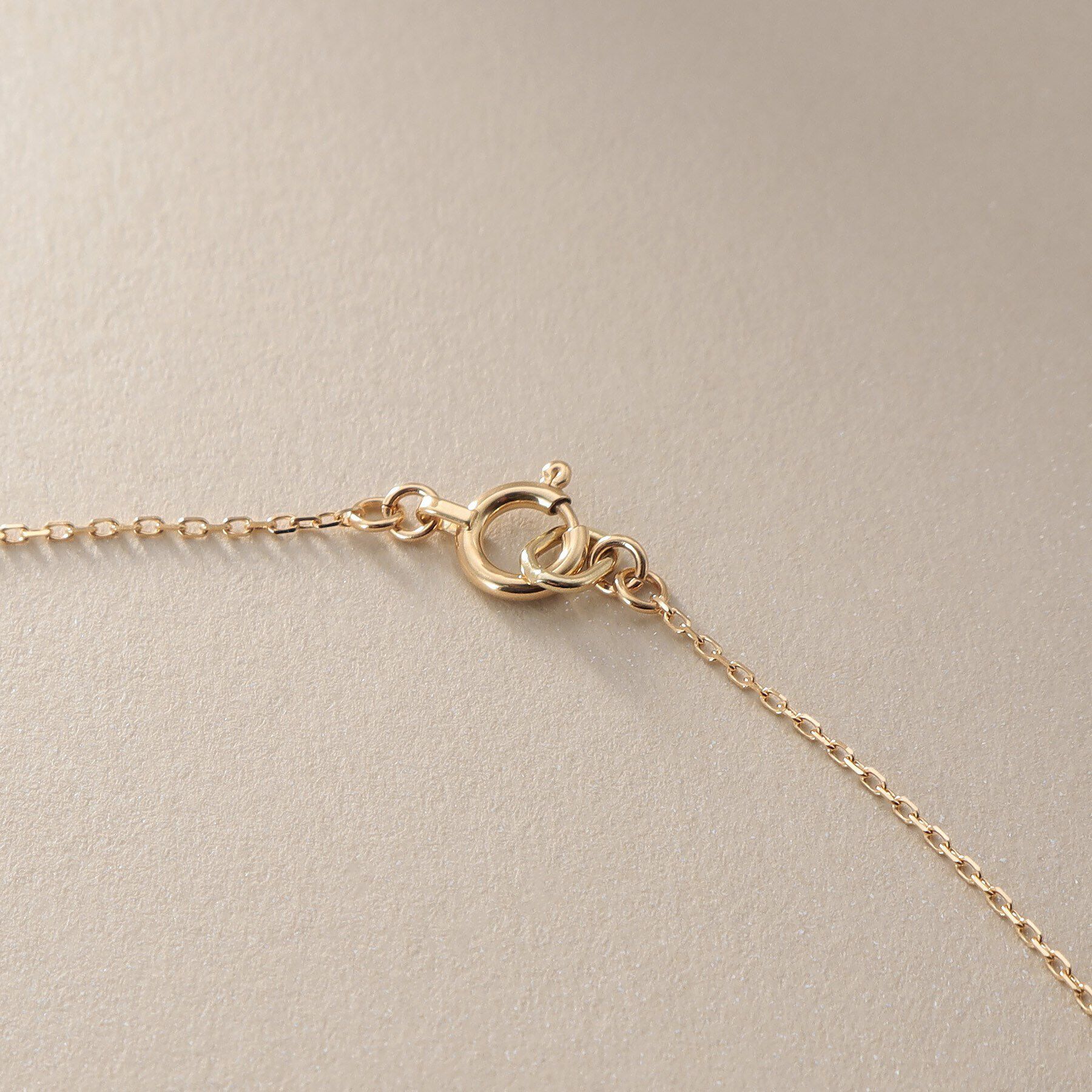 COCOSHNIK「K18ダイヤモンド 6本爪 ネックレス（大）」|ネックレス|