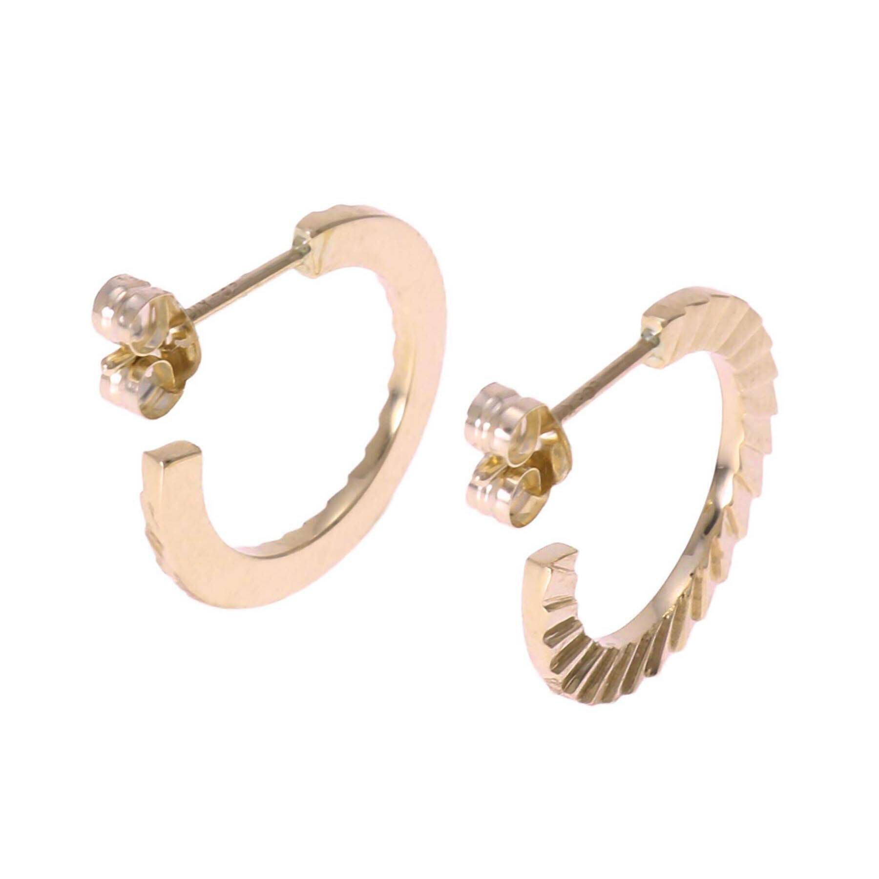 COCOSHNIK「K10ガドルーン フープピアス」|ピアス|