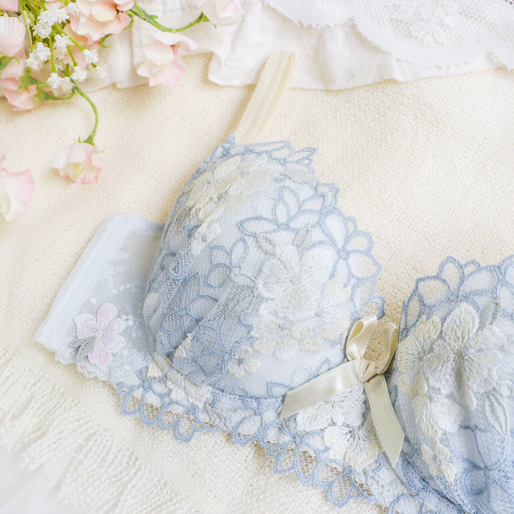 Risa Magli「フロール ブラジャー（E-F）＜スウィートリッチ＞」|インナー|