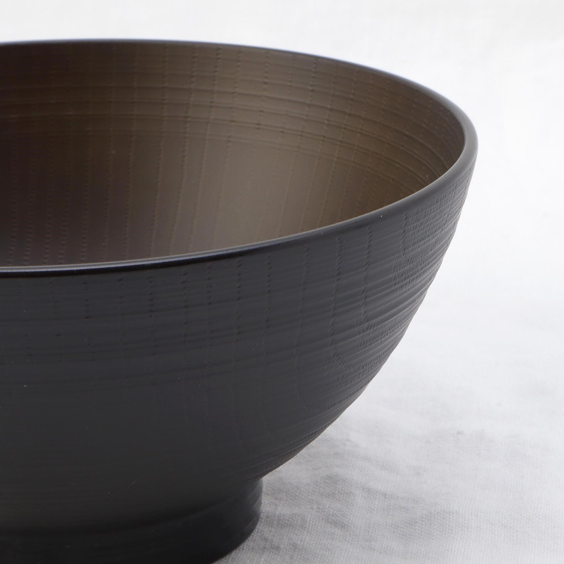 212 KITCHEN STORE「どんぶり 刷毛筋 黒内木目」|食器・キッチングッズ|