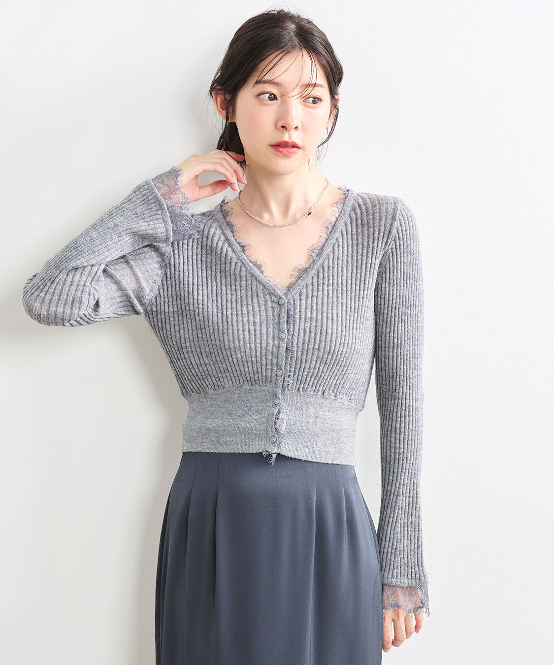 シアーリブレースカーディガン（COCO DEAL）｜ルミネのファッション