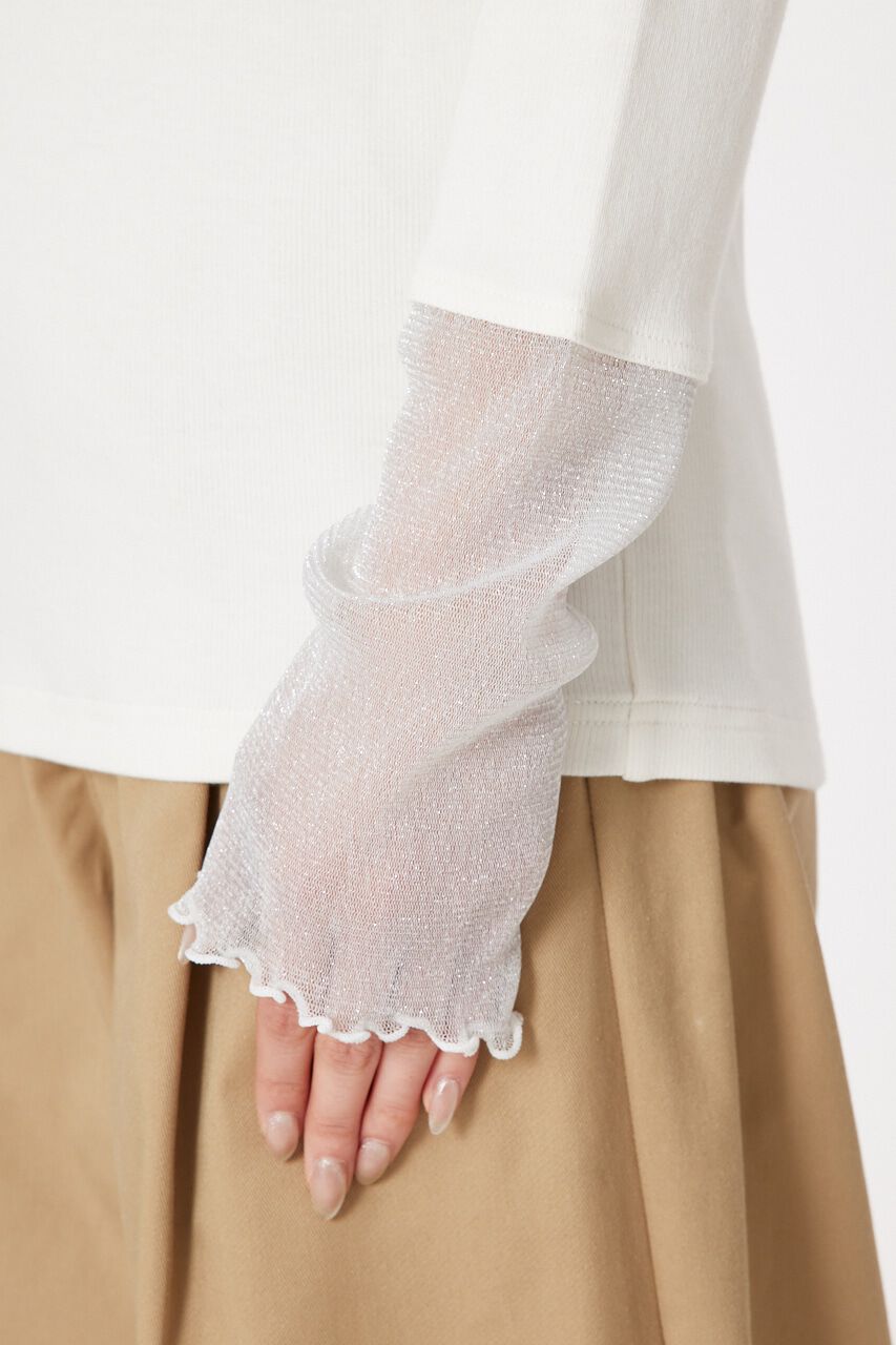 RODEO CROWNS「アームチュールトップス」|Tシャツ・カットソー|